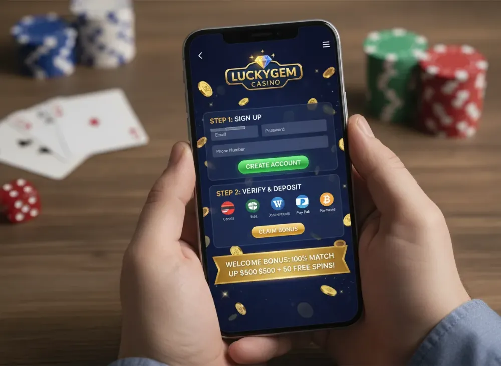 signup Lucky Gem